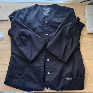 Women’s Cherokee Workwear Black Scrub Jacket